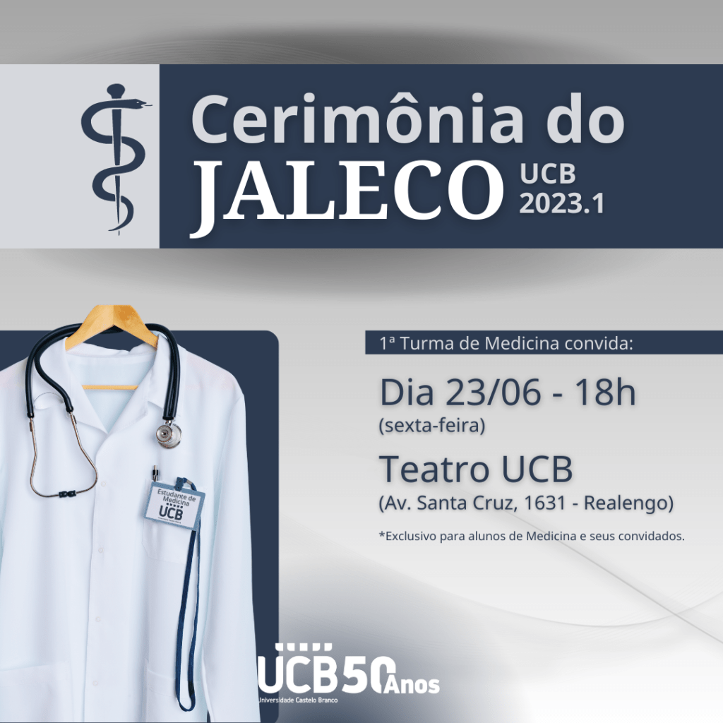 Cerim Nia Do Jaleco Medicina Ucb Universidade Castelo Branco